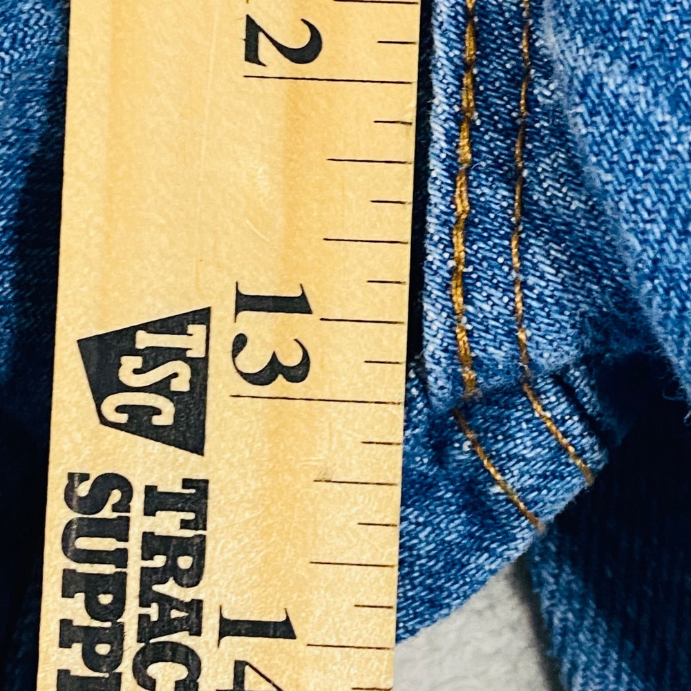 Vintage Chic Tapered Leg Jeans Womens 22W Blue Vintage High Rise Made in USA - Picture 8 of 16